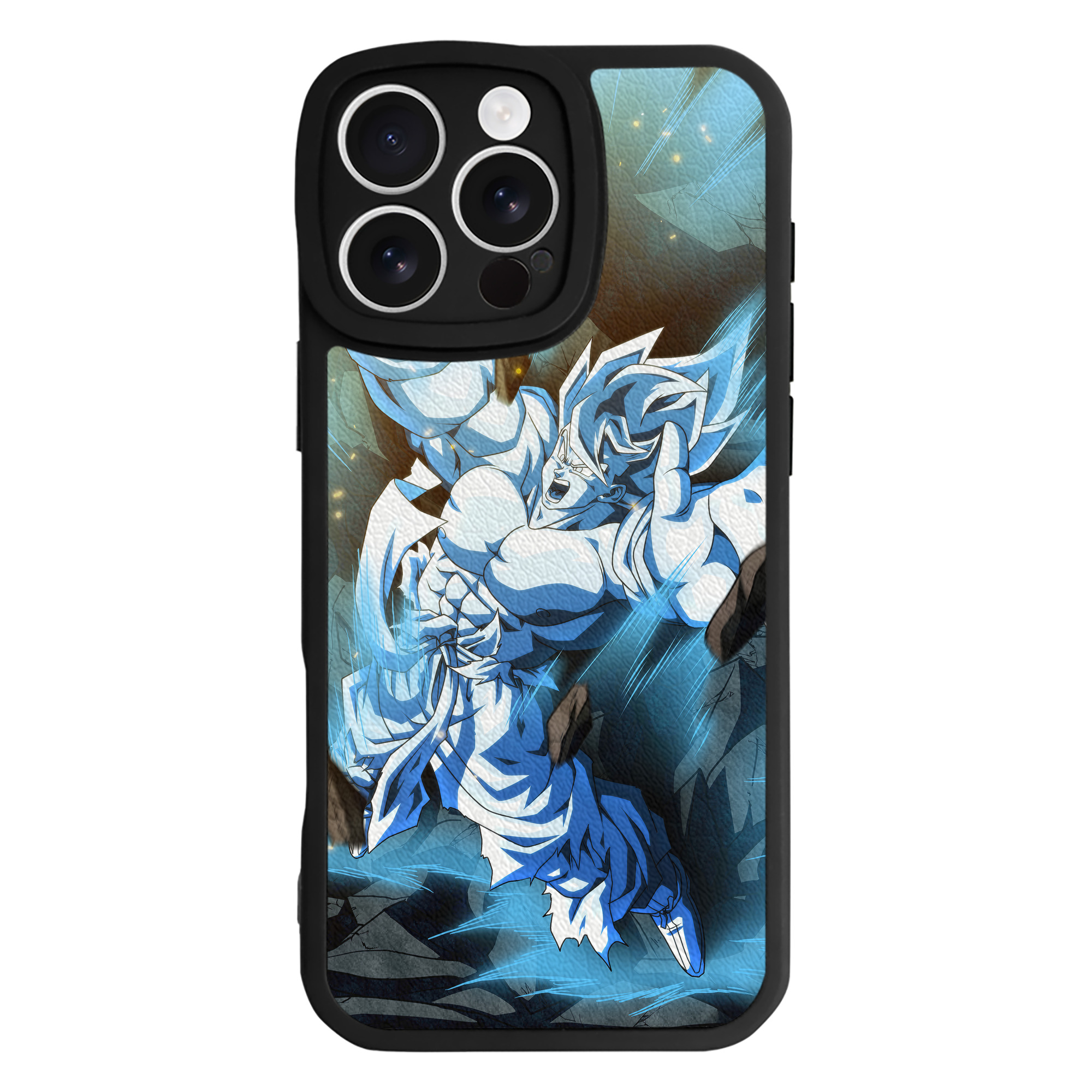 （画像用） ドラゴンボール DRAGON BALL 【iPhone 16シリーズ対応】シリコンスマホケース（レザー調） 材質：シリコン